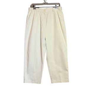 NWT! L.L. Bean original fit cropped pants. Size 12